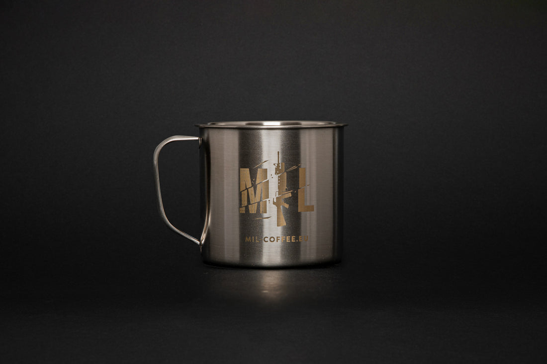 Mil-Coffee stainles steel outdoor mug