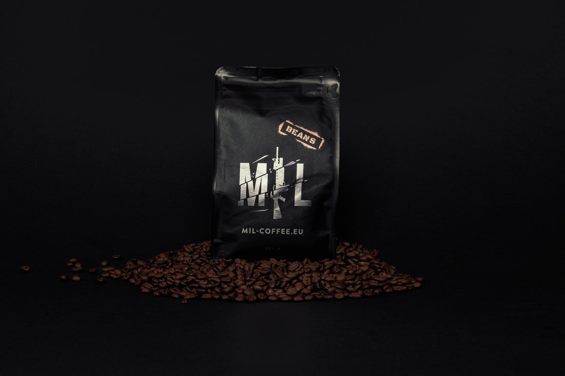 Mil-Coffee beans sealed package